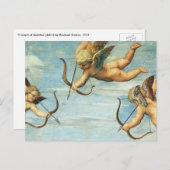 Carte Postale Triomphe de Galatea Angels détail par Raphael Sanz (Devant / Derrière)