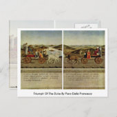 Carte Postale Triomphe Du Duc Par Piero Della Francesca (Devant / Derrière)