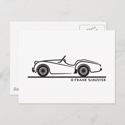 Carte Postale Triomphe TR3 (Devant / Derrière)