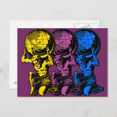 Carte postale Triple Atlas (Devant / Derrière)