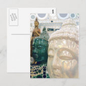 Carte postale Triple Bouddha (Devant / Derrière)