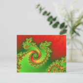 Carte postale triple de pirouette de Noël (Debout devant)