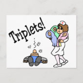 Carte Postale Triplés (mixte) (Devant)