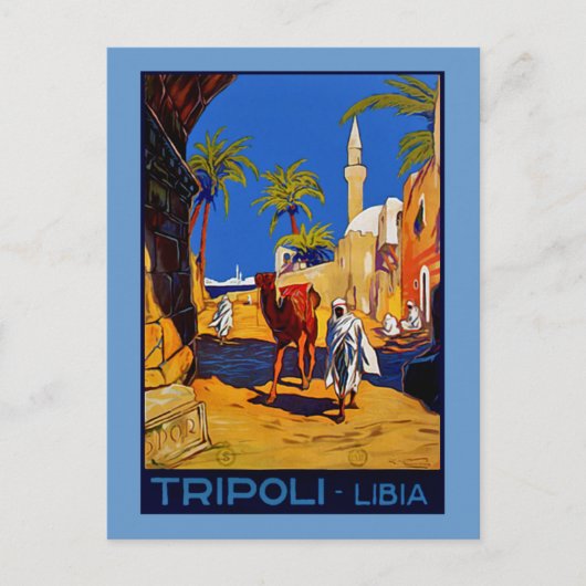 Carte Postale Tripoli - Libia (Libye) (Devant)