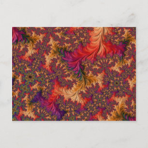 Carte Postale Trippy brillant Bracelet éblouissant Abstrait Frac