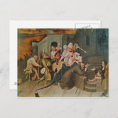 Carte Postale Triptyque de la Tentation de saint Antoine (Devant / Derrière)