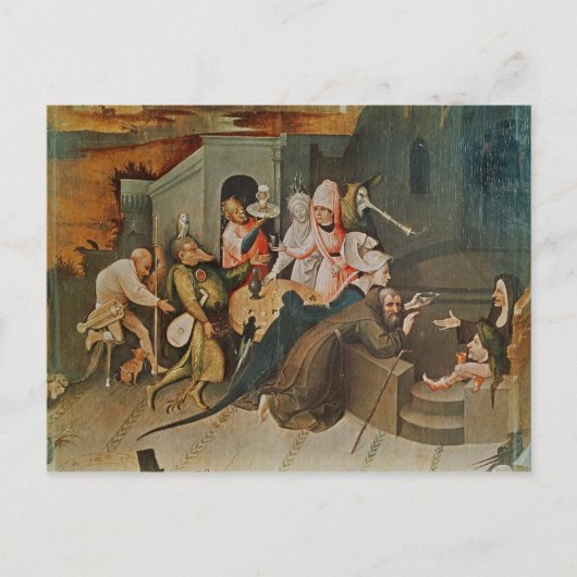 Carte Postale Triptyque de la Tentation de saint Antoine (Devant)