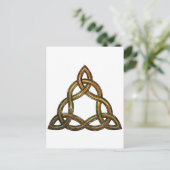 Carte Postale triquetra celtique (Debout devant)