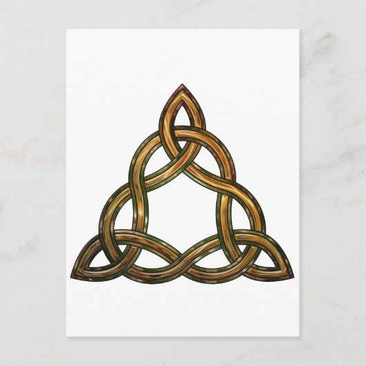 Carte Postale triquetra celtique (Devant)