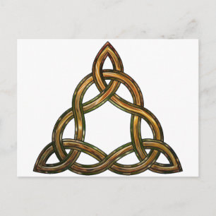 Carte Postale triquetra celtique