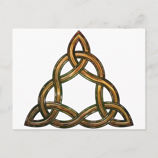 Carte Postale triquetra celtique (Devant)
