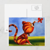 Carte Postale Trish Biddle Enfant Kitty 3 de 3 (Devant / Derrière)