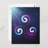 Carte Postale Triskel magique (Devant / Derrière)