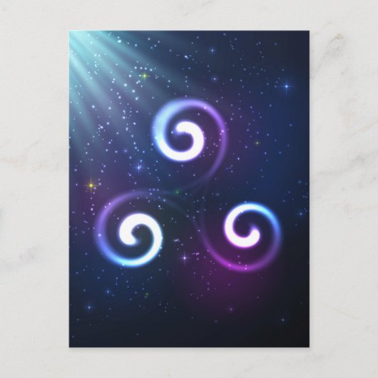 Carte Postale Triskel magique (Devant)