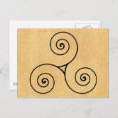 Carte Postale Triskele (Devant / Derrière)