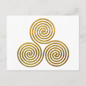 Carte Postale Triskele-or (Devant)