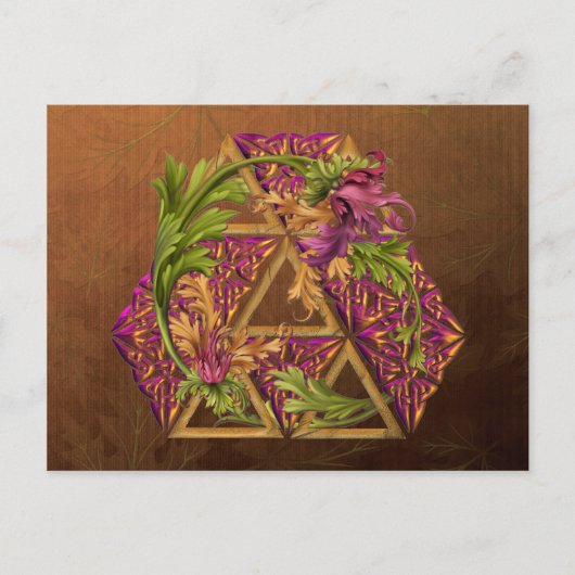 Carte Postale Triskels celtique (Devant)