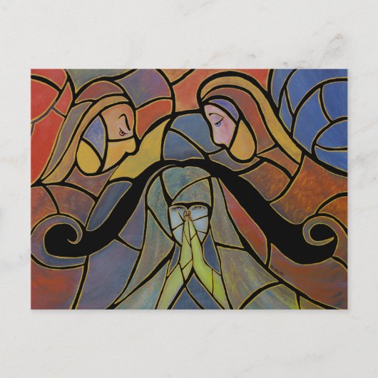 Carte postale Triste Art Abstrait (Devant)