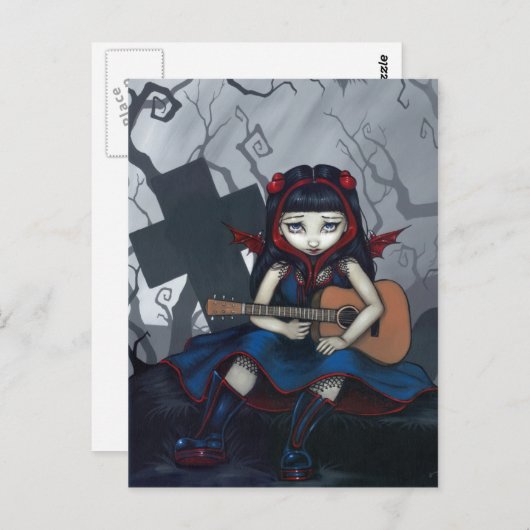 Carte postale "Triste Chanson" (Devant / Derrière)