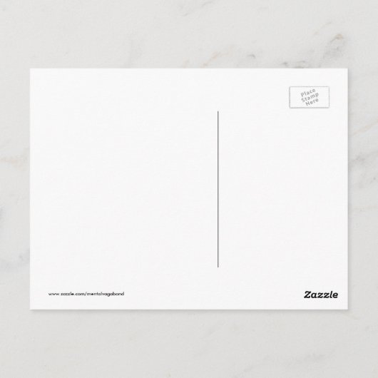 Carte Postale Triste émotion (Dos)