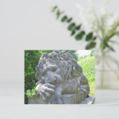Carte postale triste Lion (Debout devant)