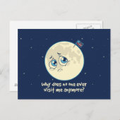 Carte Postale Triste Lune (Devant / Derrière)