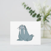 Carte Postale triste petit morse (Debout devant)