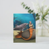 Carte Postale triste sirène (Debout devant)