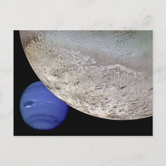 Carte Postale Triton avec Neptune (Devant)