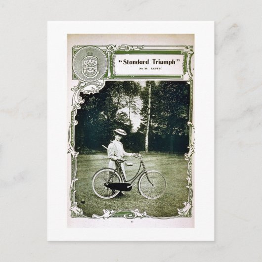Carte Postale Triumph Cycles 1907 Lady's Standard No. 24 (Devant)