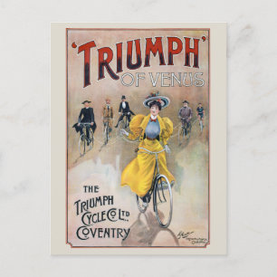 Carte Postale Triumph of Venus Vintage Poster 1900