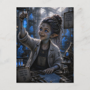 Carte Postale Triumph / Technicien de laboratoire / Atelier méca