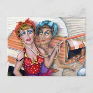 Carte Postale Trixie Soeurs : La série Pink Trailer