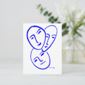 Carte Postale trois (Debout devant)