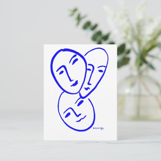 Carte Postale trois (Debout devant)