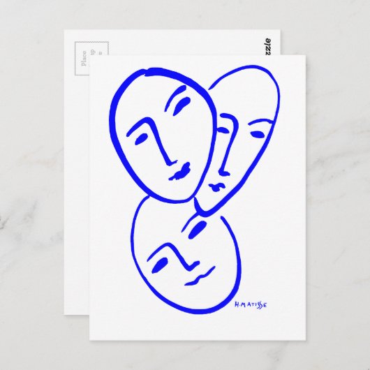 Carte Postale trois (Devant / Derrière)