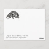 Carte Postale Trois anges (Dos)