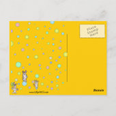 Carte Postale Trois balles (Dos)