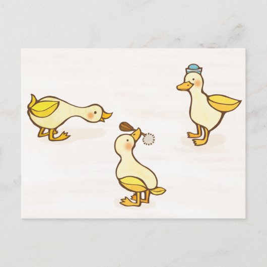 Carte Postale Trois bons canards (Devant)