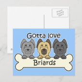 Carte Postale Trois Brides (Devant / Derrière)