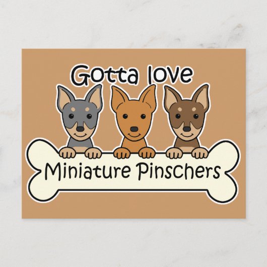 Carte Postale Trois broches miniatures (Devant)