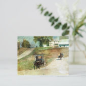 Carte Postale Trois buggies Amish (Debout devant)