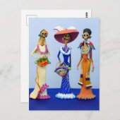 Carte postale Trois Catrinas (Devant / Derrière)