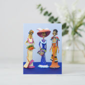 Carte postale Trois Catrinas Fantaisie (Debout devant)