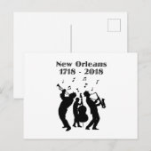 Carte Postale Trois centième anniversaire de La Nouvelle-Orléans (Devant / Derrière)