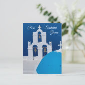 Carte Postale Trois Cloches De Fira, Santorin, Grèce (Debout devant)