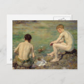 Carte Postale Trois compagnons (Devant / Derrière)