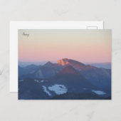 Carte Postale Trois Couronnes Pieniny (Devant / Derrière)