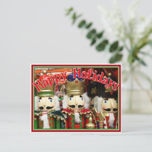 Carte Postale Trois Craqueurs Sages - Soldats Casse-Noix (Debout devant)