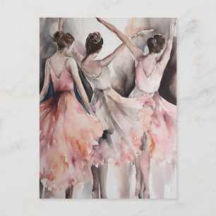 Carte postale Trois Danseurs De Ballet